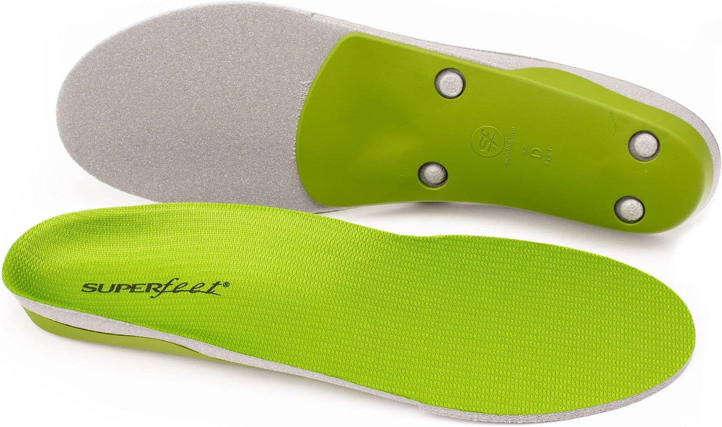 All-Purpose Support High Arch Insoles (Green) β Trim-to-Fit Orthotic Inserts