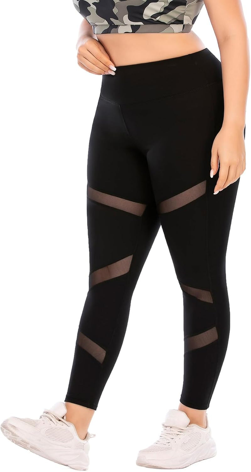 Mesh Leggings with Pockets